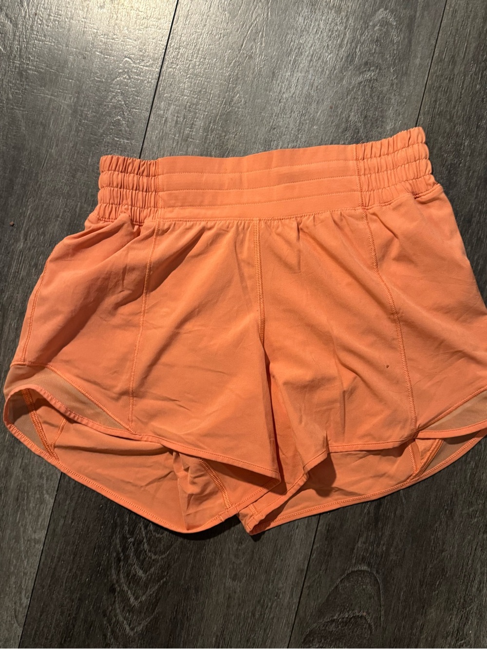 lululemon athletica Coral Layered Running Shorts